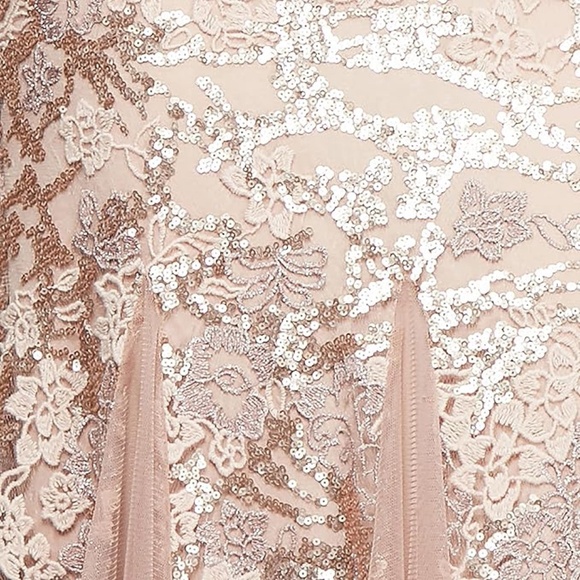 Alex Evenings Women's Size 10 Long Fit and Flare Mother of The Bride Dress - Picture 4 of 4